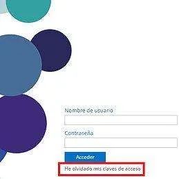 Pantalla de acceso a la plataforma Educamos