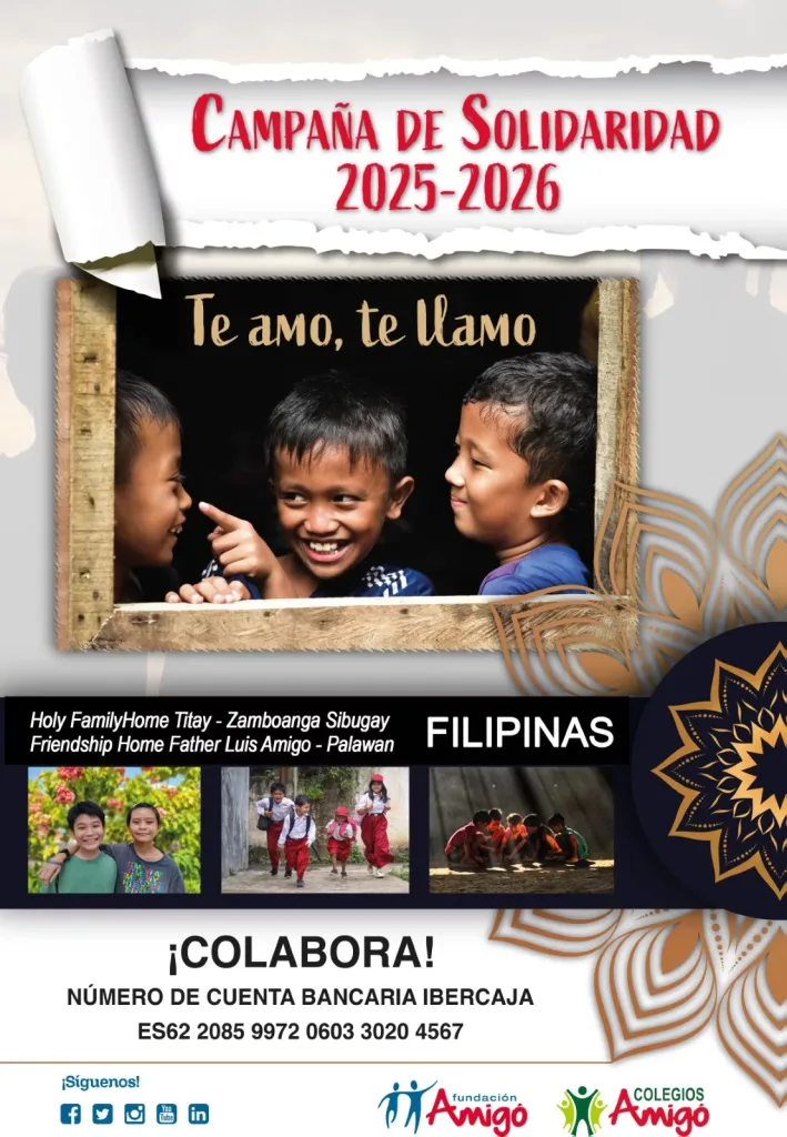 Cartel de la campaña de solidaridad 2025-2026